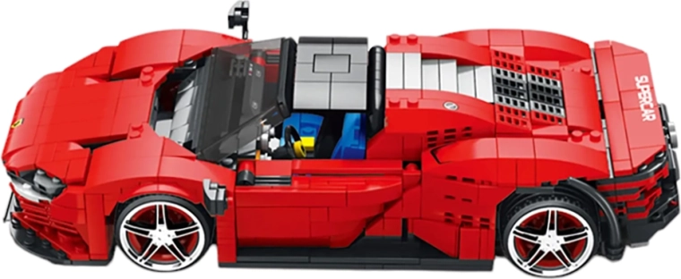 Izturīga konstrukcija no 1168 detaļām