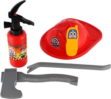 Reālistiska ķivere mazajiem ugunsdzēsējiem