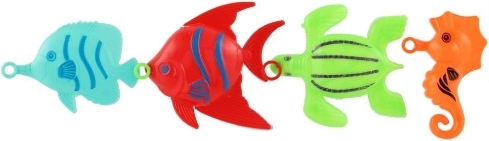 Četras krāsainas zivtiņas vēl lielākai izklaidei