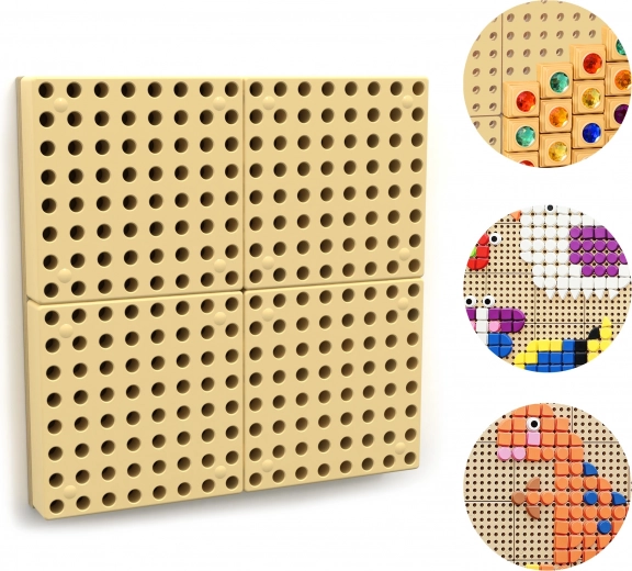 Creative peg mosaics
