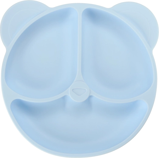 Sadalīts šķīvis lācīša formā