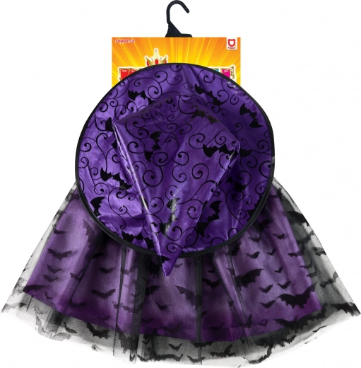 Kupli tutu svārki ar sikspārņu apdruku