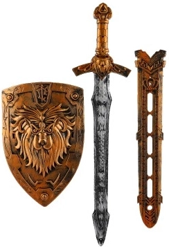 Drošs plastmasas zobens 55 cm