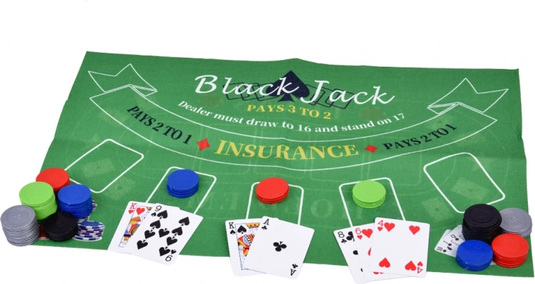 Pokera un blackjack komplekts