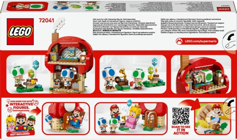 Toad namiņš pilns ar detaļām