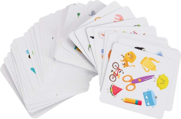 54 kārtis ar košām ilustrācijām