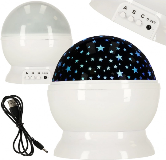 Powered via USB or batteries