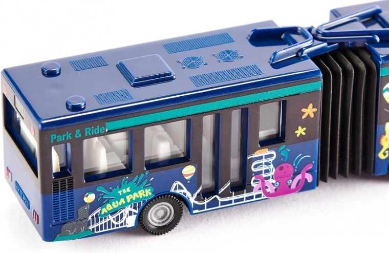 Metal body and rubber tires