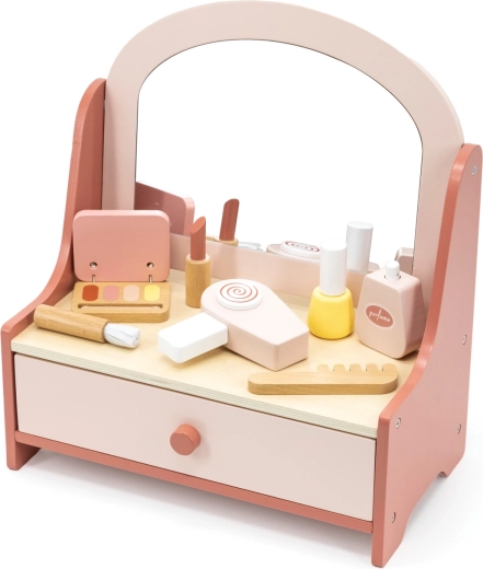 Rotating mirror and practical storage space