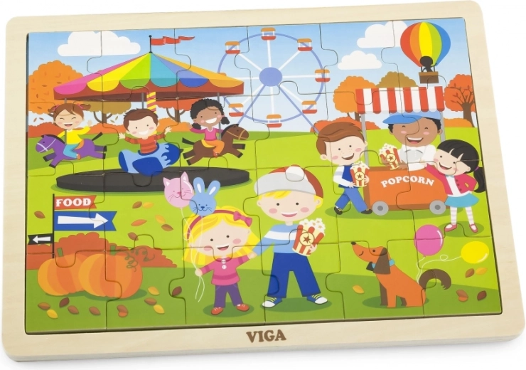 Jautrs rudens gadatirgus motīvs