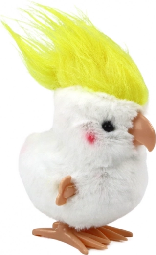 Mīksts plīšs un izteikts dzeltens cekuls