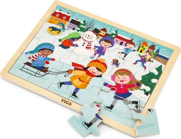 Izturīga koka pamatne ērtai salikšanai