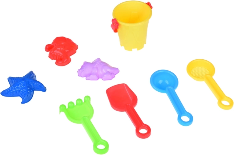 Daudzpusīga izklaide pludmalē un smilšu kastē