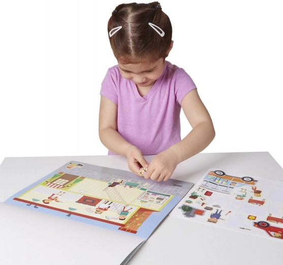 Interaktīva spēle ar uzlīmēm