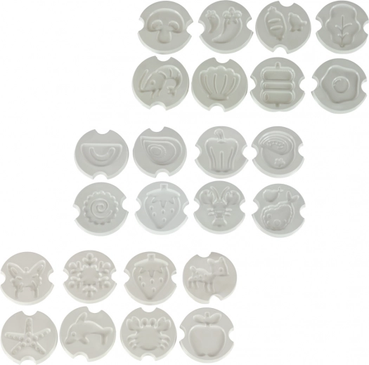 Krāsainie želejveida gēli un formiņas