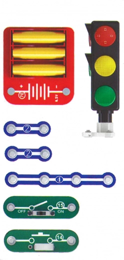 Educational kit with components