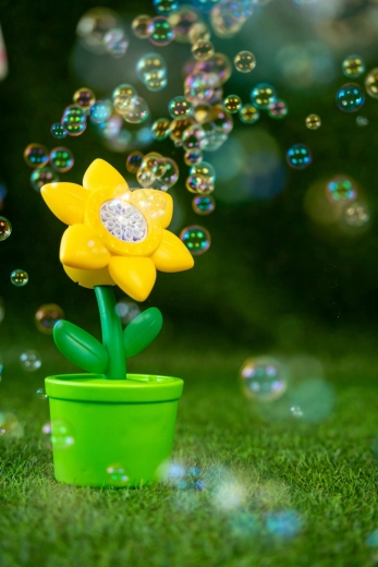 Burvju zieds, kas kūpina burbuļus