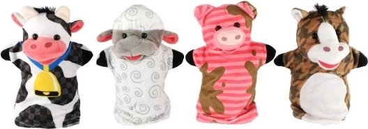 Četras rokas lelles vienā iepakojumā