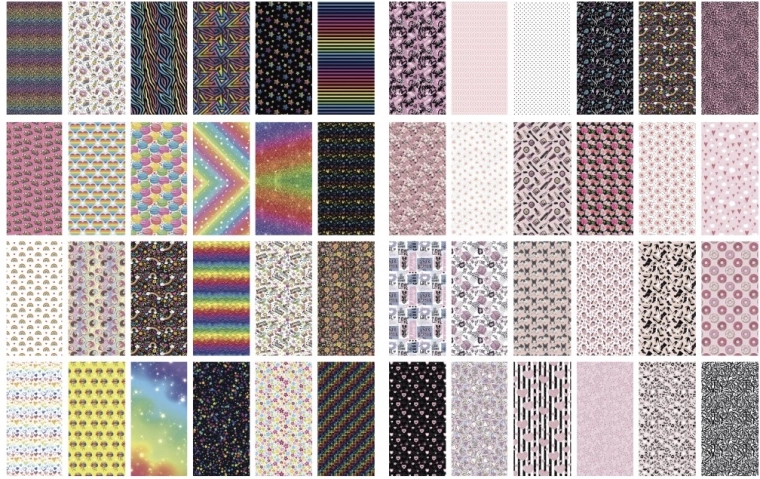 Variety of patterns
