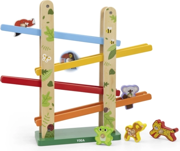 Fun and colorful play track