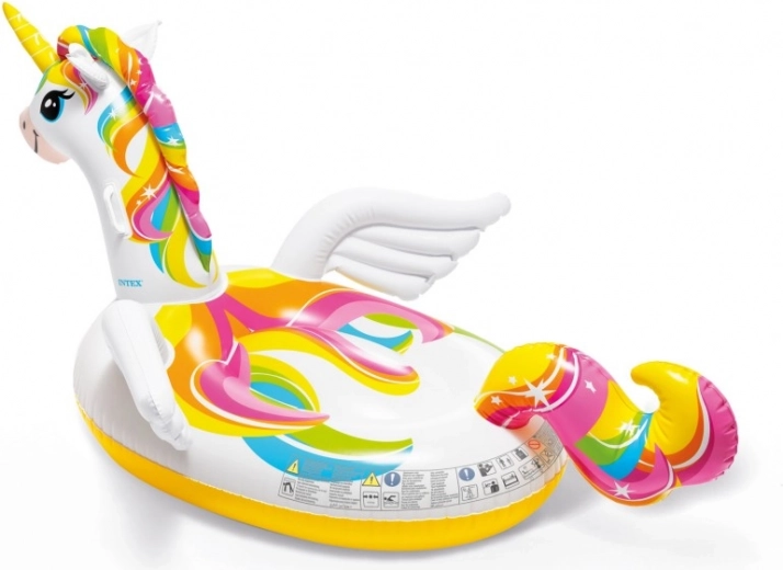 Unikāls varavīksnes vienradža motīvs