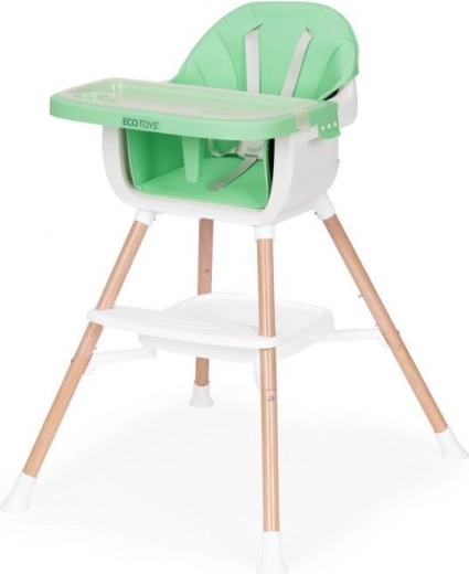 2 vienā: augstais krēsls un ceļojumu sēdeklis