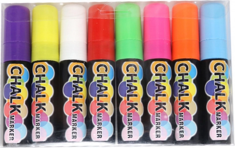 Praktisks komplekts ar 8 krāsām