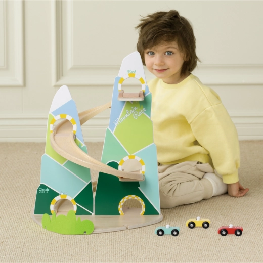 Mountain design that entertains and develops