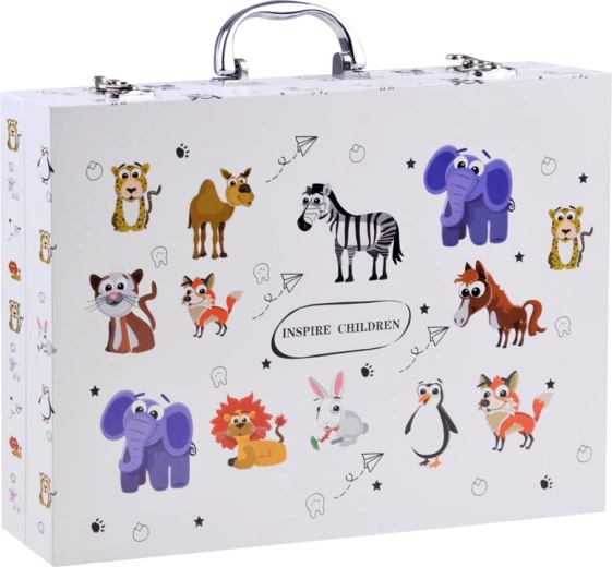 Kompakts koferītis ar dzīvniekiem