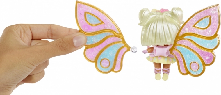 Mīlīga lelle ar noņemamiem spārniem