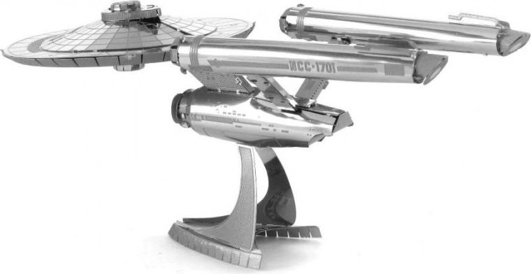 Ikoniskais STAR TREK kuģis metāla izpildījumā