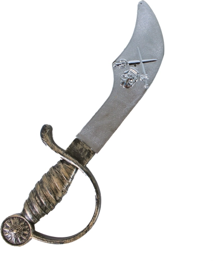 Reālistisks pirātu zobens drošai spēlei