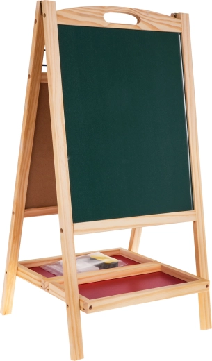 Divpusēja tāfele: balta magnētiskā un krītu