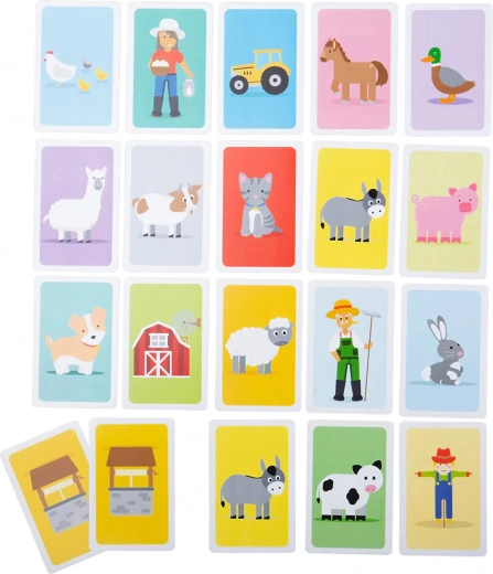 Jautras fermas ilustrācijas pašiem mazākajiem