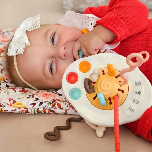 Sešas teksturētas aukliņas vilkšanai un atklāšanai