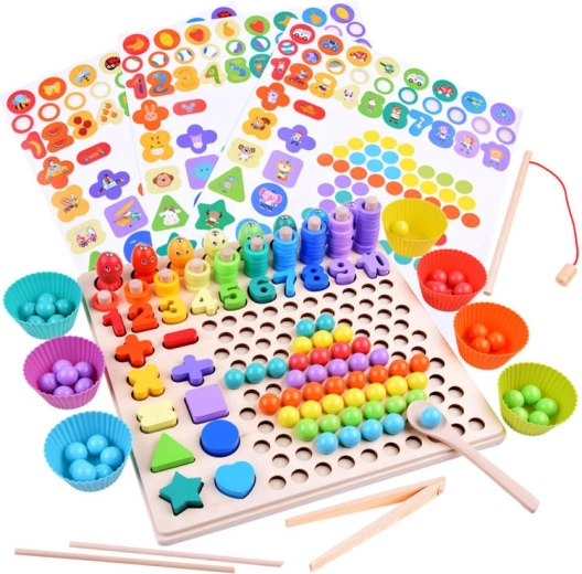 Skaitīšana, šķirošana un krāsu apguve