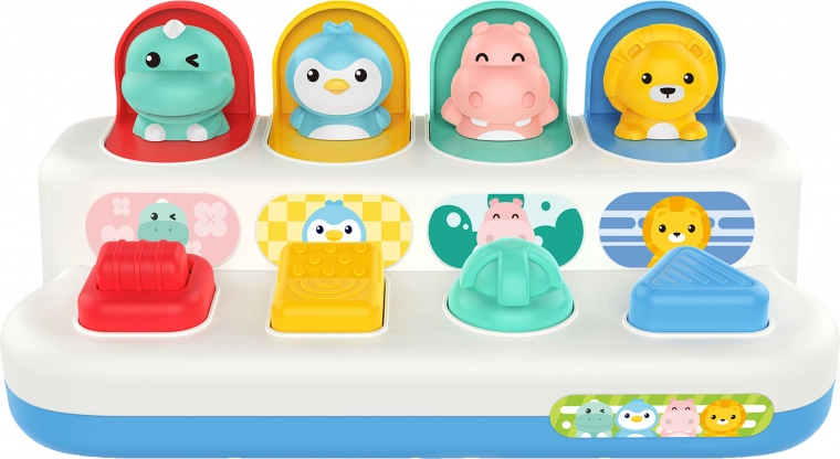 Krāsaina un izturīga rotaļlieta mazuļiem