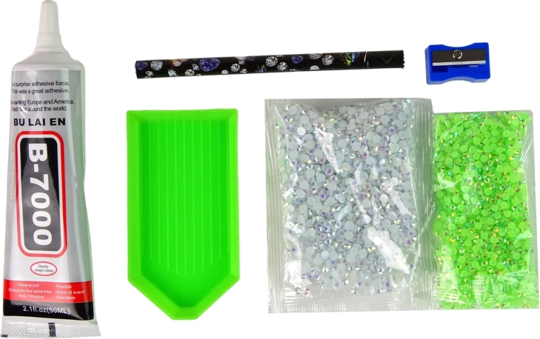 Complete diamond painting set