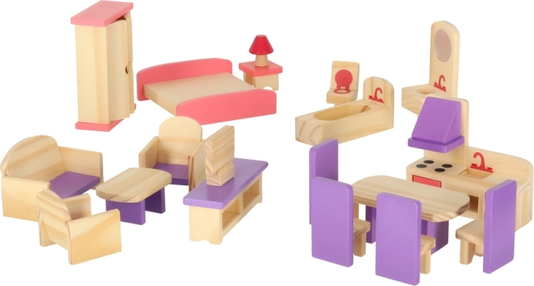 Complete setup for the entire dollhouse