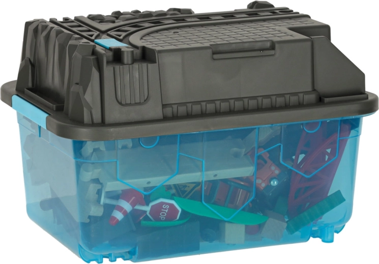Storage box as part of the track