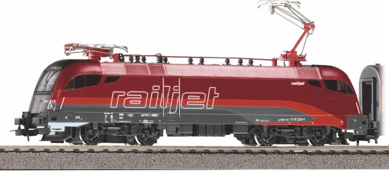 Detalizēts RAILJET ÖBB modelis