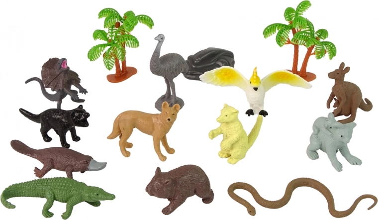 12 realistisku dzīvnieku figūriņas