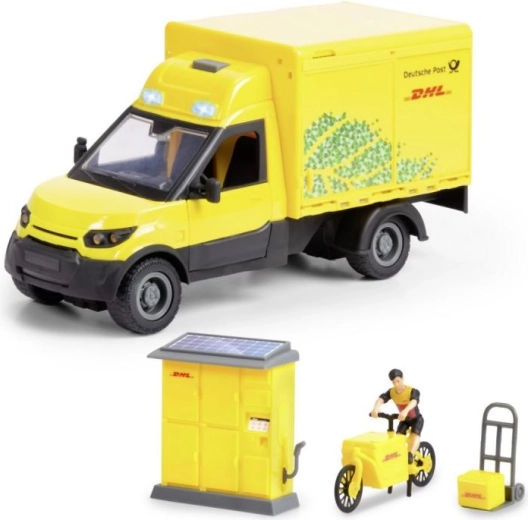 Reālistisks VOLVO auto DHL krāsās