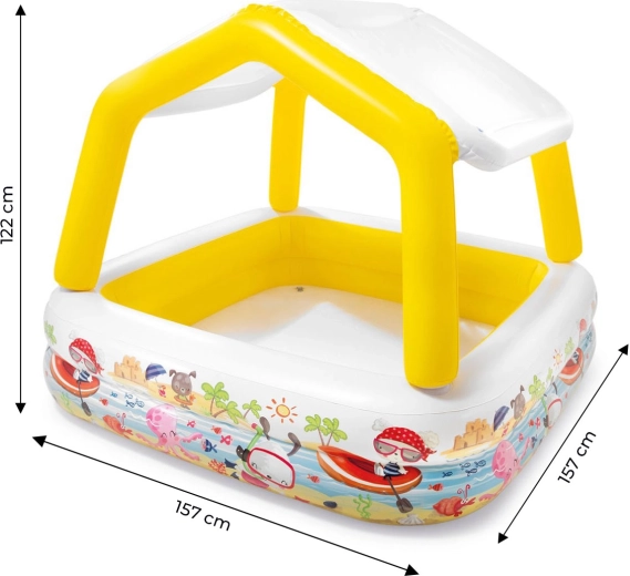 Drošs un ietilpīgs bērnu baseins