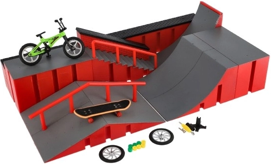 Finger skateboard and mini BMX included
