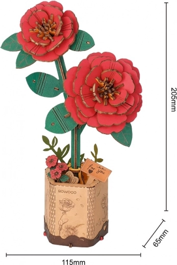 Reālistisks zieds kā ilglaicīga dekorācija