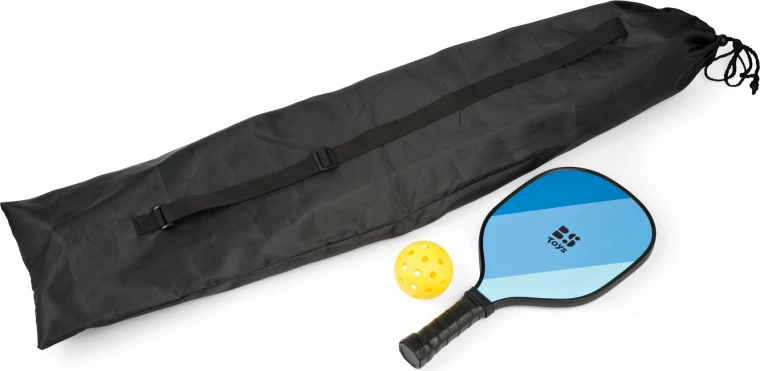 All-in-one: paddles, balls, net, and bag