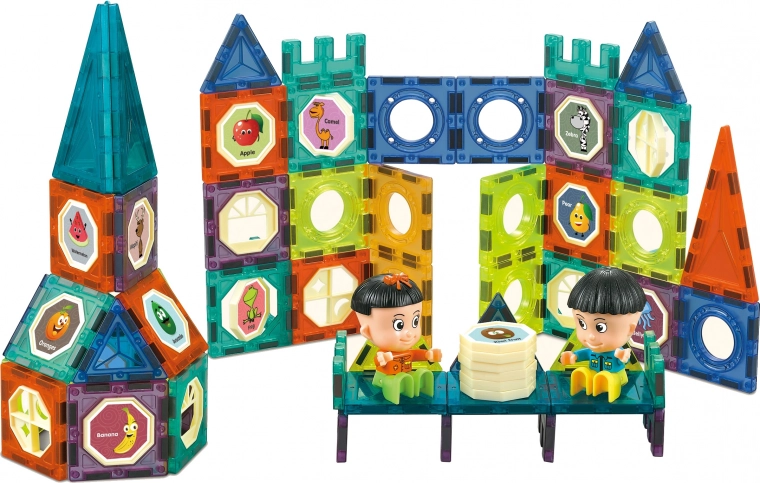 Pilns komplekts ar figūriņām un uzlīmēm