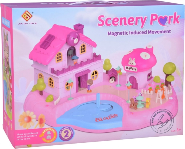 Magnētiska figūriņu un elementu kustība