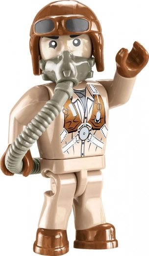 Pilota figūriņa ar skābekļa masku